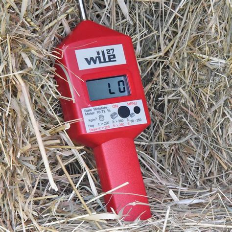 Wile 27 digitale vochtigheidsmeter, sonde voor hooi, stro en kuil